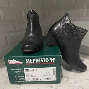 Black Mephisto Boots 8  Michaela